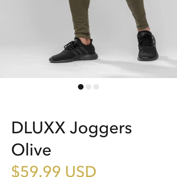 Hera Hero men’s DLUXX Joggers Red/Maroon sweat pants NWT - Picture 5 of 8